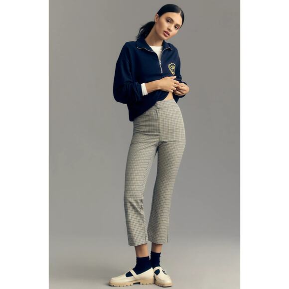 Anthropologie Pants - Anthropologie Maeve Plaid Crop Pants - New Size 4